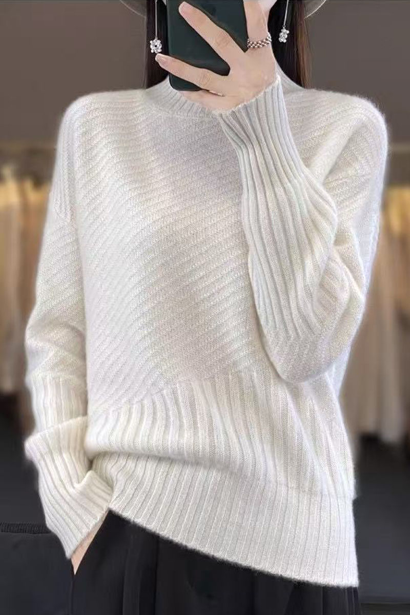 2025秋冬新款羊绒衫女半高领加厚宽松套头毛衣100羊毛针织打底衫,淘宝优惠券,粉丝福利购,淘宝优惠卷