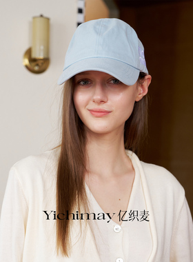 Yichimay亿织麦 纯色刺绣编绳高质棒球帽