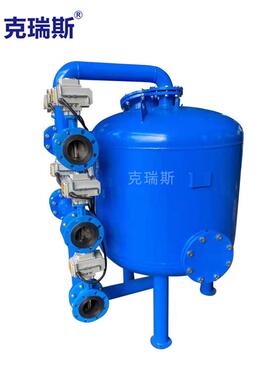 克瑞斯多介质石英砂活性炭过滤罐锰砂除杂质地下水井水过滤器设备