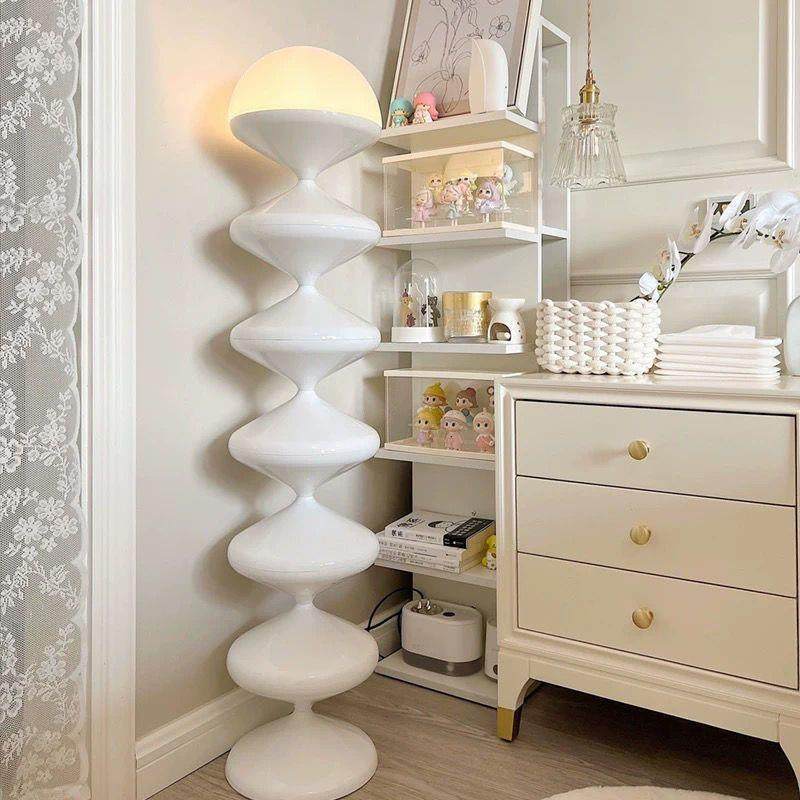 北欧中古奶油风艺术葫芦落地灯网红装饰简约客厅卧室沙发旁墙角灯,淘宝优惠券,粉丝福利购,淘宝优惠卷