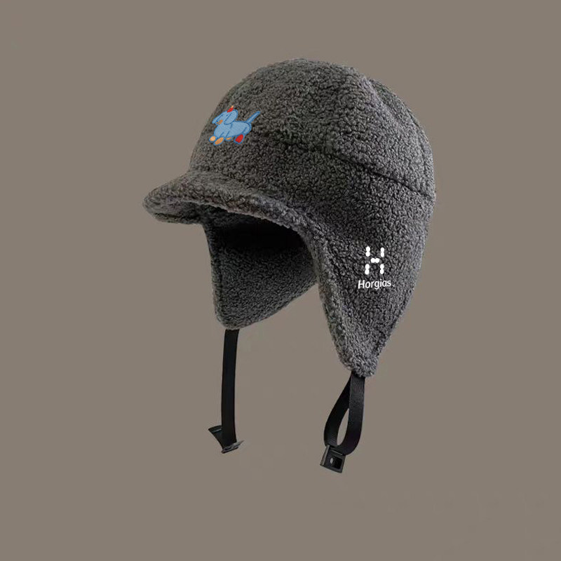 火柴棍山系雷锋帽护耳防寒保暖简约百搭时尚2025年冬季新款摇粒绒,淘宝优惠券,粉丝福利购,淘宝优惠卷