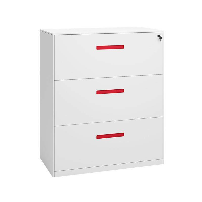 厂家文件柜冷轧钢板置物柜简约风三层档案柜办公室桌上文件柜,淘宝优惠券,粉丝福利购,淘宝优惠卷