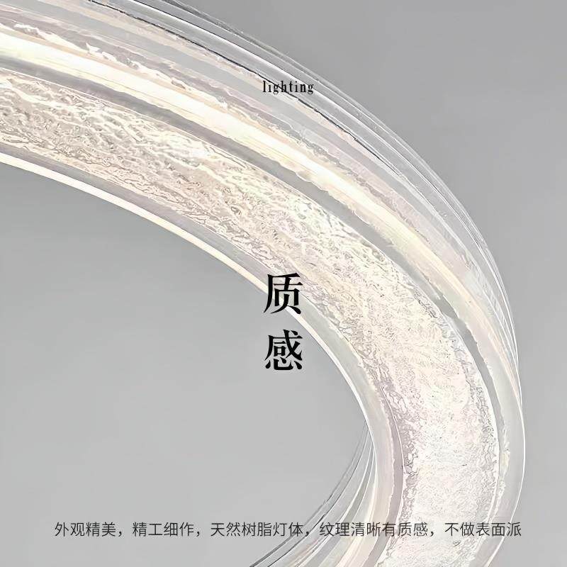 意式极简树脂客厅吊灯现代简约圆环新款高端设计师护眼大厅灯,淘宝优惠券,粉丝福利购,淘宝优惠卷