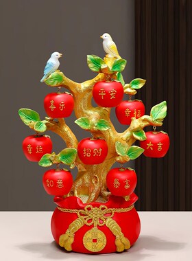 开业送礼乔迁新居客厅入户玄关办公桌G面礼物招财装饰摆件家居饰