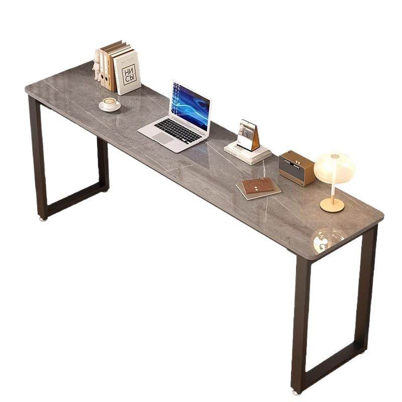 靠墙家用岩板写字条桌长方形简约办公桌现代厂长条书桌电脑桌,淘宝优惠券,粉丝福利购,淘宝优惠卷
