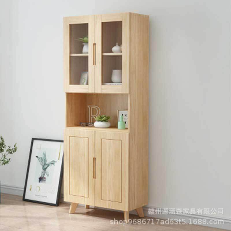 直销现代简约卧室书房书架学生储物柜置物架落地北欧实木书柜,淘宝优惠券,粉丝福利购,淘宝优惠卷