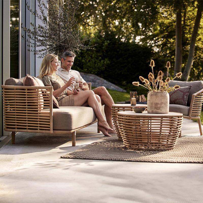 户外藤编沙发休闲庭院室外阳台藤椅防水防晒民宿阳光房组合家具,淘宝优惠券,粉丝福利购,淘宝优惠卷