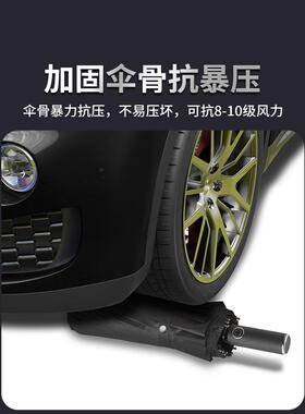 KI9S32骨全自动雨伞男士大号晴雨两用暴雨专用双人折叠伞抗风加固