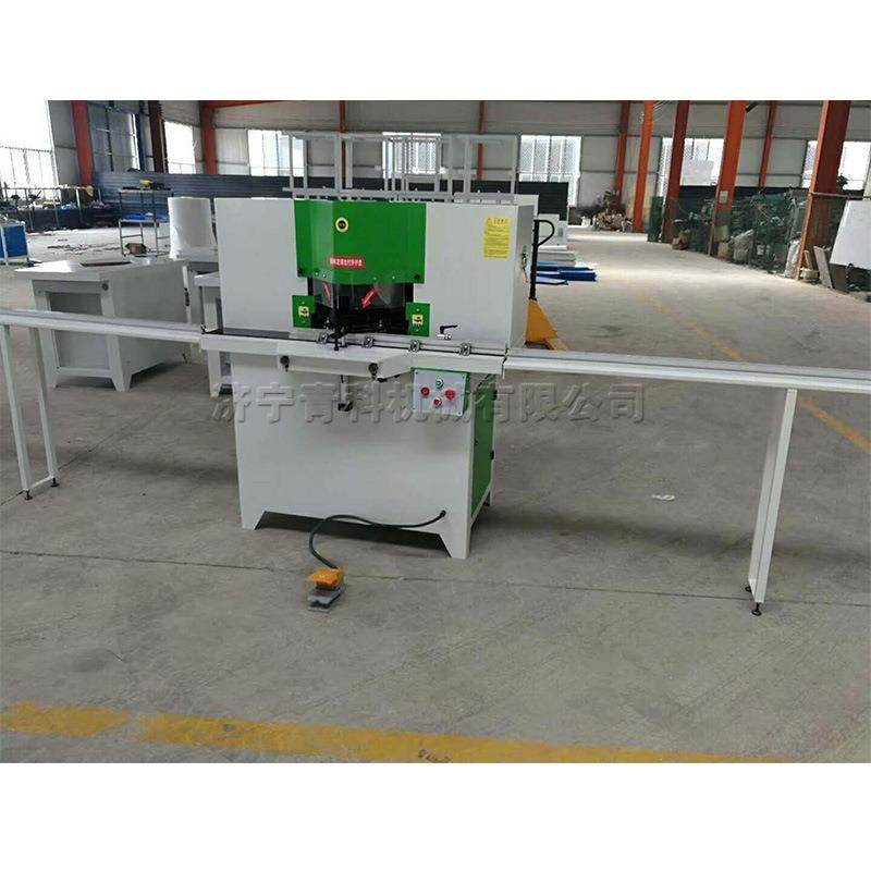 铝型材双头锯切45度角机厨房推拉门框切铝机双头锯切角机,淘宝优惠券,粉丝福利购,淘宝优惠卷