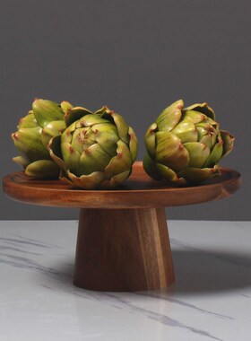 新中式样板间厨房装饰摆件凤梨头砧H板储物罐仿真鸡蛋烹饪厨具