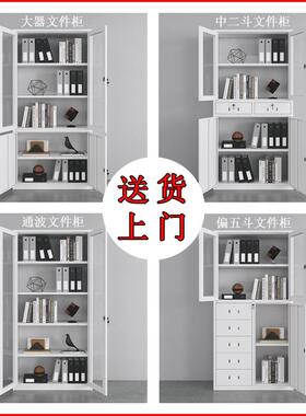 办公室文件柜铁皮柜财务凭证档案资料柜带锁矮柜员工更衣柜子