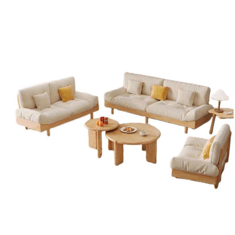 北欧实木云朵沙发加厚贵妃转角组合家用现代简约客厅布艺日式家具,淘宝优惠券,粉丝福利购,淘宝优惠卷