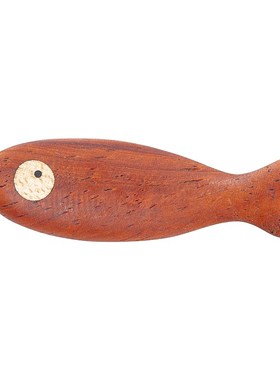 原上城手工制作海象嘟嘟的实木小鱼干装饰品磁吸冰箱贴