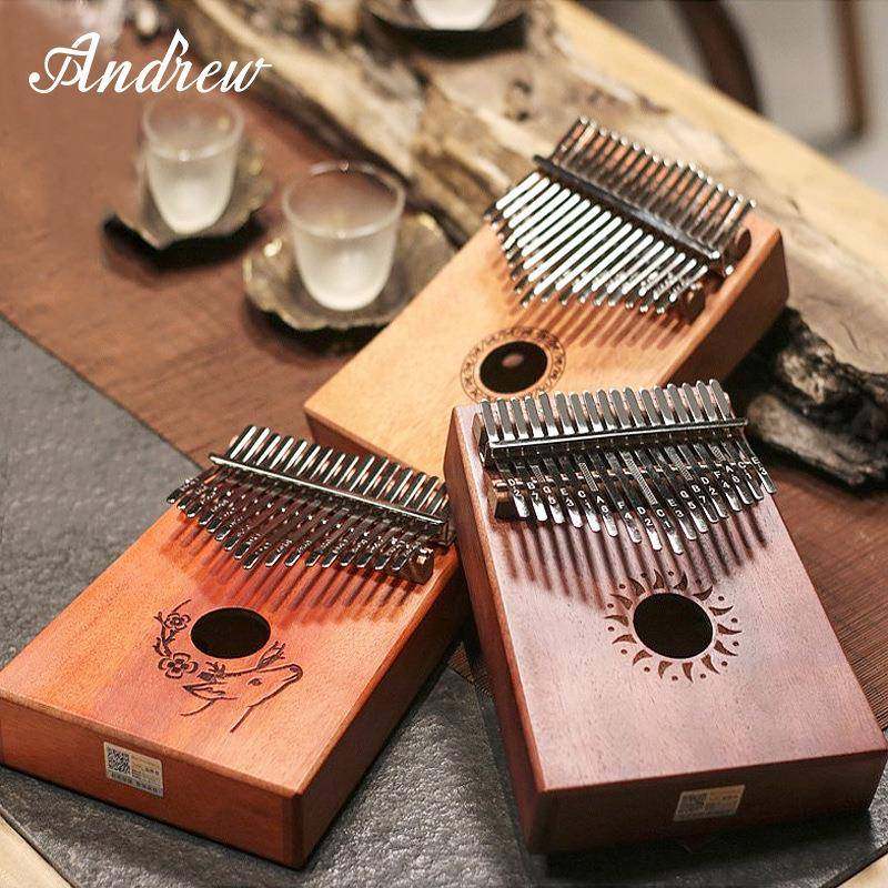 拇指琴andrew卡林巴琴kalimba17音21音桃花芯初学手指钢琴乐器,淘宝优惠券,粉丝福利购,淘宝优惠卷