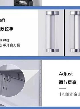 单门柜子办公室铁皮矮柜移动式文件柜账单收纳柜带锁桌下抽屉柜小