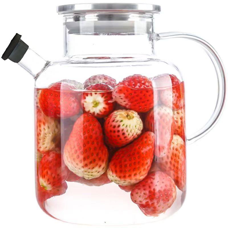 Wine bottle glass wine making tank empty bottle high borosilicate bayberry green plum wine container special high-end sealed jar wine jar