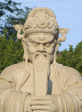 迎善永安东海龙家居摆件玻璃钢白胚彩绘龙五爷纯手工工艺品厂家