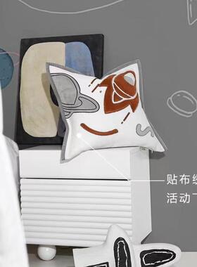 轻奢现代儿童床品样板间软装公司家具展厅店摆场样板房床上用品