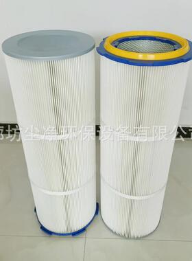快拆滤筒聚酯纤维无纺布滤芯折叠粉尘滤芯工业六耳除尘滤芯