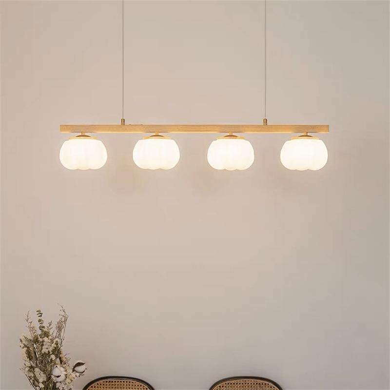 北欧全光谱护眼日式原木色棉花吊灯奶油南瓜客厅餐厅网红主卧灯饰,淘宝优惠券,粉丝福利购,淘宝优惠卷