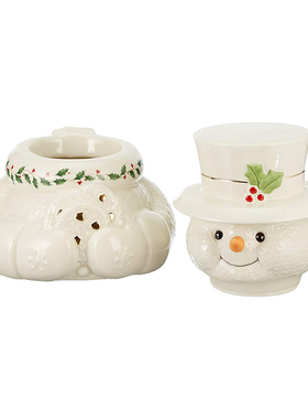 Cershar 出口 圣诞节大雪人饼干罐摆件圣诞装饰礼物礼品 道具布景