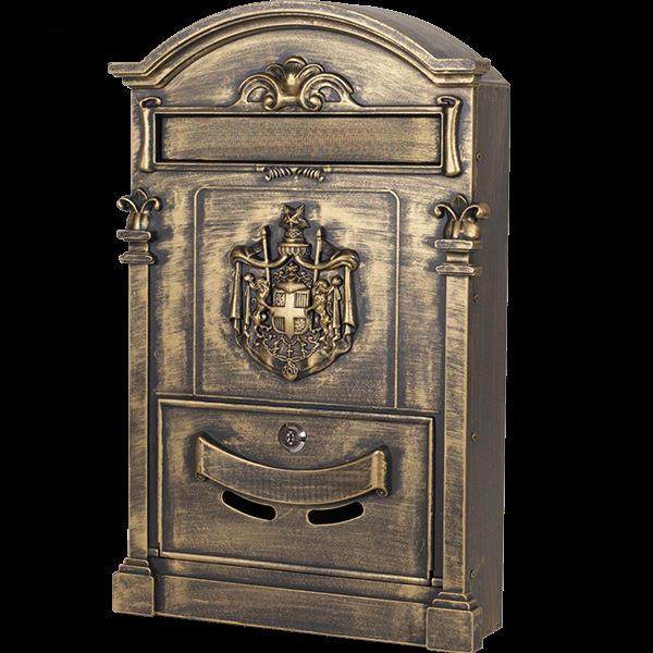 欧式别墅门口信箱壁挂墙式室外户复古室外带锁钥匙创意信报箱邮筒,淘宝优惠券,粉丝福利购,淘宝优惠卷