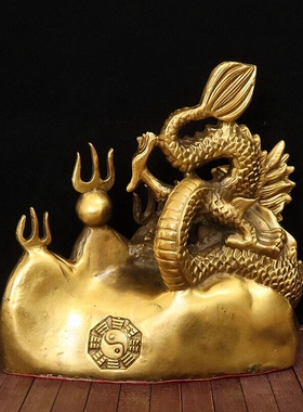 全品避火龙摆件化铜房在西北角火烧天门摆设厨龙工艺铜中式送礼