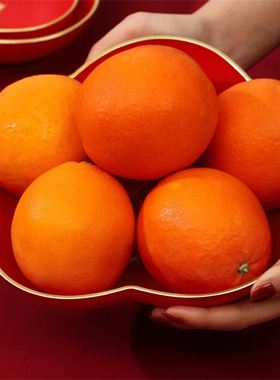 结婚红色喜字果盘喜糖盘摆件喜庆