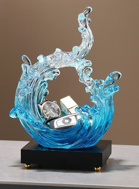 轻奢风进门入户门口鞋柜钥匙收纳玄关装饰品摆件客厅家居乔迁新居