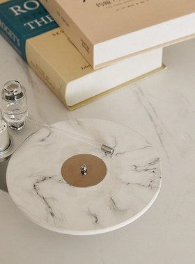 轻奢高档唱片机扩香仪香薰机石膏扩香仪器生日礼物家居装饰品摆件