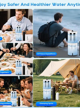兼容正品Berkey PF-2除氟滤芯户外钢桶重力蓄水净水器 家用净水器