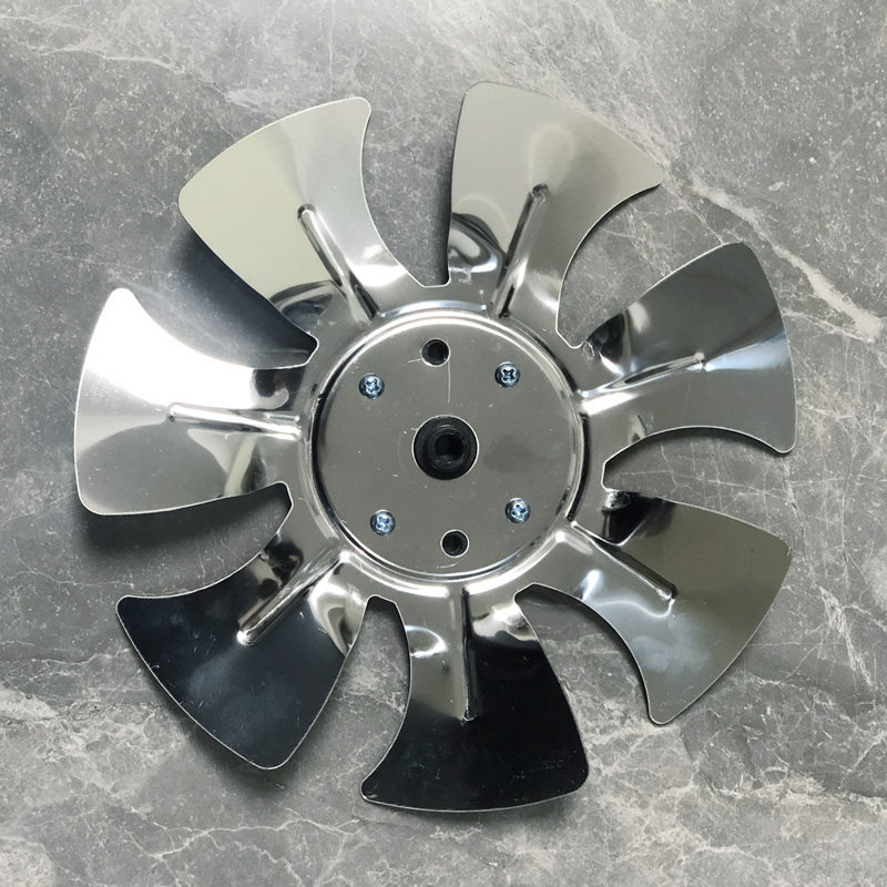 排气扇不锈钢扇叶风叶换气扇7叶轴流风机扇叶D孔叶片配件通用铁叶,淘宝优惠券,粉丝福利购,淘宝优惠卷