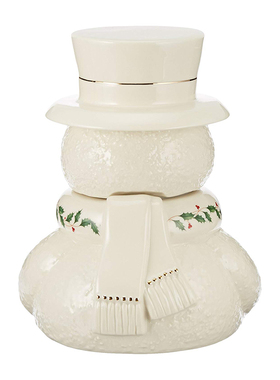 Cershar 出口 圣诞节大雪人饼干罐摆件圣诞装饰礼物礼品 道具布景