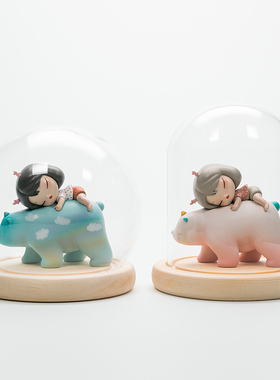 白夜童话暖熊f绮梦Lite桌面软萌可爱情人节送女友小摆件节日礼物