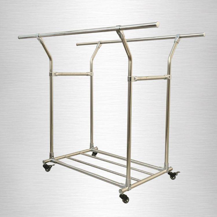 移动伸缩晾衣架不锈钢阳台挂衣架室外晒衣架置地双杆落地凉晾石力,淘宝优惠券,粉丝福利购,淘宝优惠卷