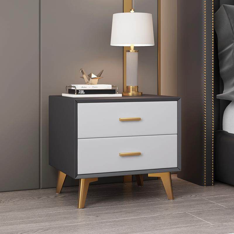 皮质实木床头柜抽屉皮艺意式极简软包皮革卧室家具收纳带全实木,淘宝优惠券,粉丝福利购,淘宝优惠卷