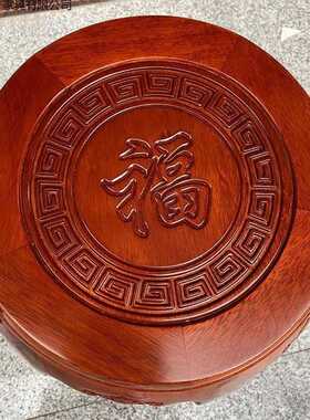 实木圆凳鼓凳中式小矮凳子木古筝凳花梨木鼓墩绣墩坐凳换鞋凳