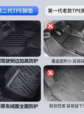 适用于猎豹CS10黑金刚CS9专车专用环保无异味全包围TPE汽车脚垫