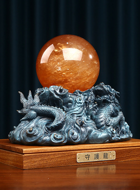 纯铜龙摆件招财龙铜工艺品装饰品中式家居办公室公司开业乔迁礼品