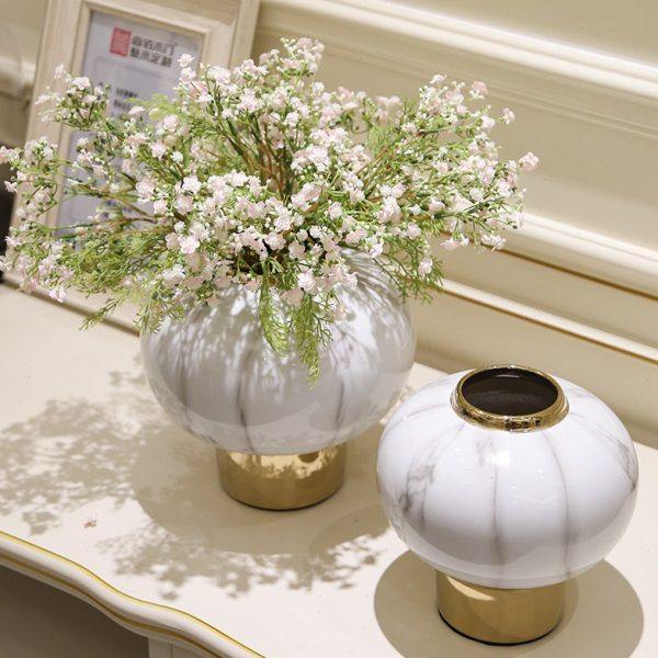 轻奢简约创意现代软装饰品餐桌插花摆设家居客厅电视柜干花瓶摆件,淘宝优惠券,粉丝福利购,淘宝优惠卷