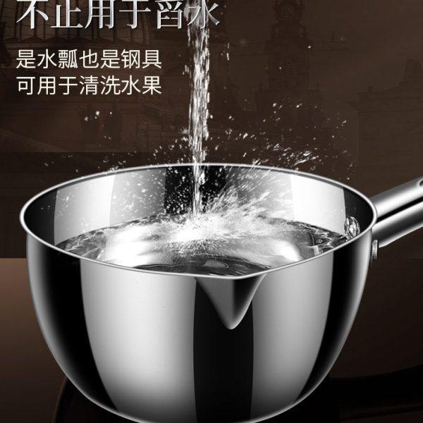 316不锈钢水瓢家用厨房加厚304长柄水勺水漂大号厨师盛水舀子勺子,淘宝优惠券,粉丝福利购,淘宝优惠卷