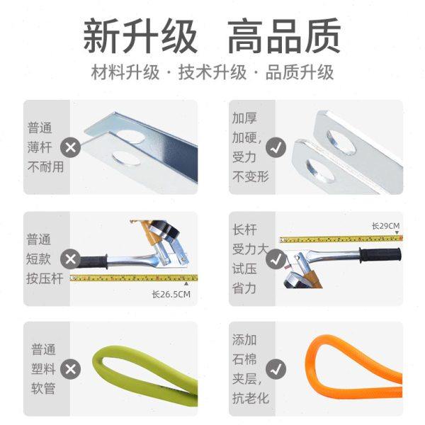 手动试压泵打压机压力泵家用ppr水管测压泵地暖检漏仪试压器,淘宝优惠券,粉丝福利购,淘宝优惠卷