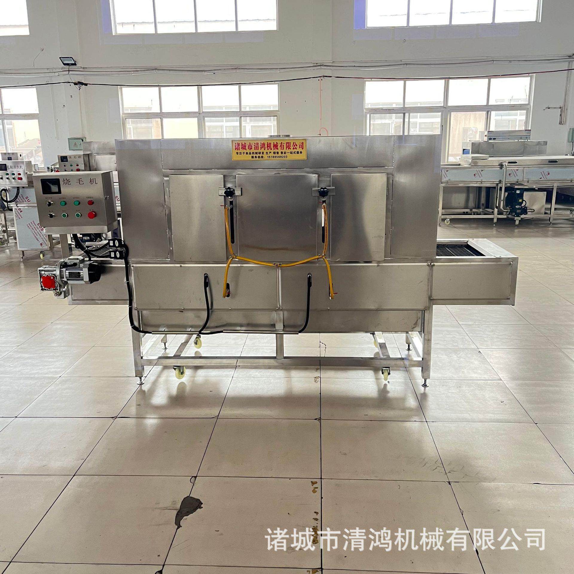 全自动猪蹄烧毛机小型猪头燎毛设备连续式猪肘子去脱毛设备,淘宝优惠券,粉丝福利购,淘宝优惠卷