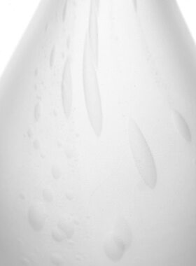 玻心璃语|非白玉壶赏瓶 玻璃 琉璃 硝子 茶具 手工匠人 花器