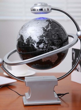 志诚 8寸大号磁悬浮地球仪发光自转创意工艺礼品办公室地球仪摆件