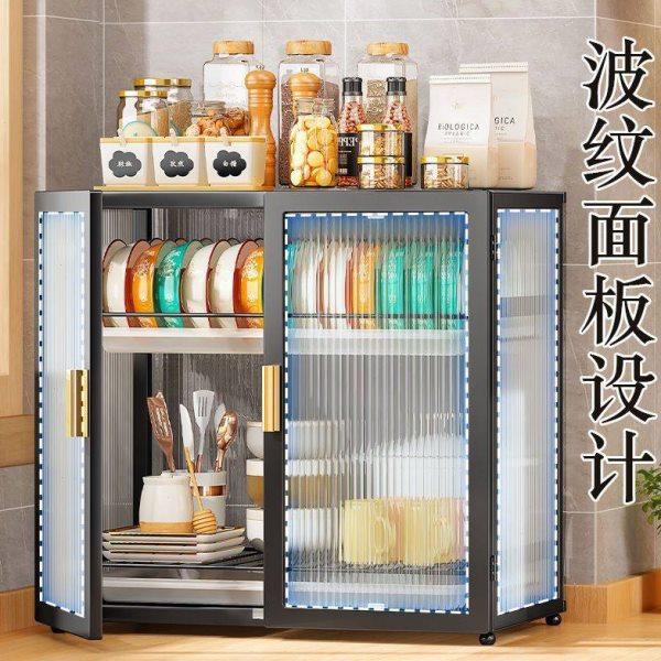 沥水碗架碗筷收纳盒厨房置物架大容量家用带门放餐具碗碟柜箱杯架,淘宝优惠券,粉丝福利购,淘宝优惠卷