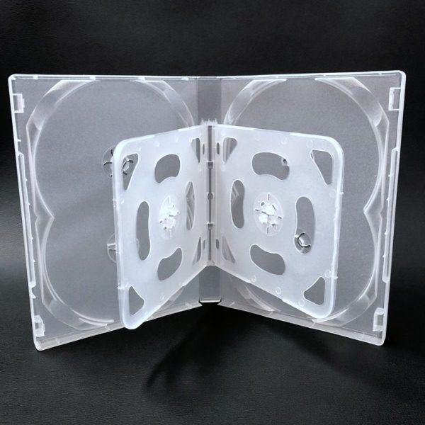 光盘盒6碟8碟装光碟盒20厘CD盒DVD塑料包装盒透明碟盒六片装盒子,淘宝优惠券,粉丝福利购,淘宝优惠卷