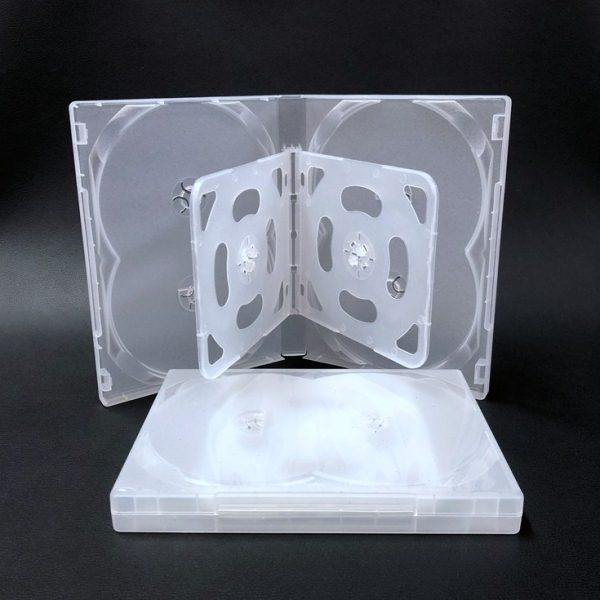 光盘盒6碟8碟装光碟盒20厘CD盒DVD塑料包装盒透明碟盒六片装盒子,淘宝优惠券,粉丝福利购,淘宝优惠卷