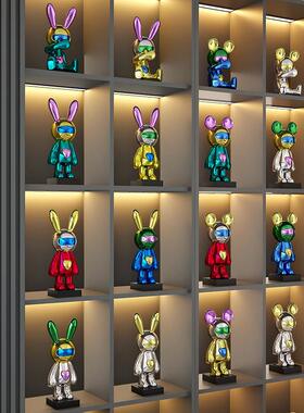 时空兔潮玩摆件家居饰品客厅玄关电视柜展示柜酒柜装饰品轻奢高档