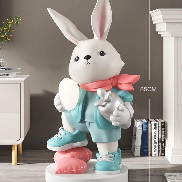 兔子大型落地摆件家居饰品客厅电视柜沙发旁边装饰品乔迁新居礼品,淘宝优惠券,粉丝福利购,淘宝优惠卷